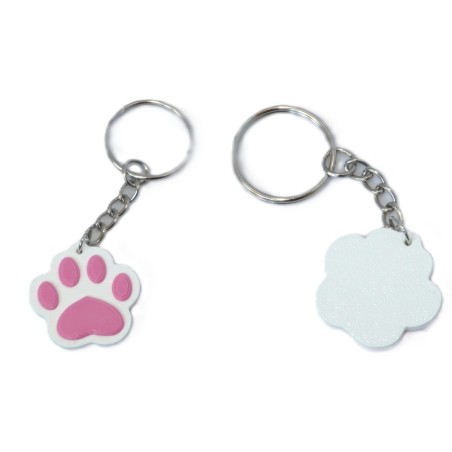 Brelok kocia łapka dwukolorowy