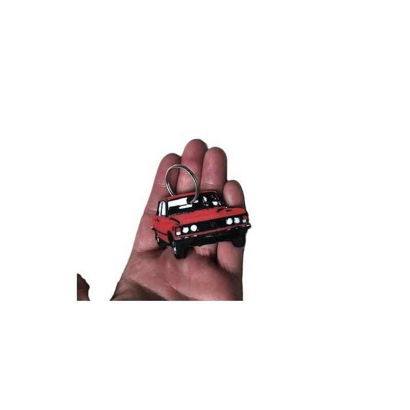 Brelok Fiat 125p czerwony