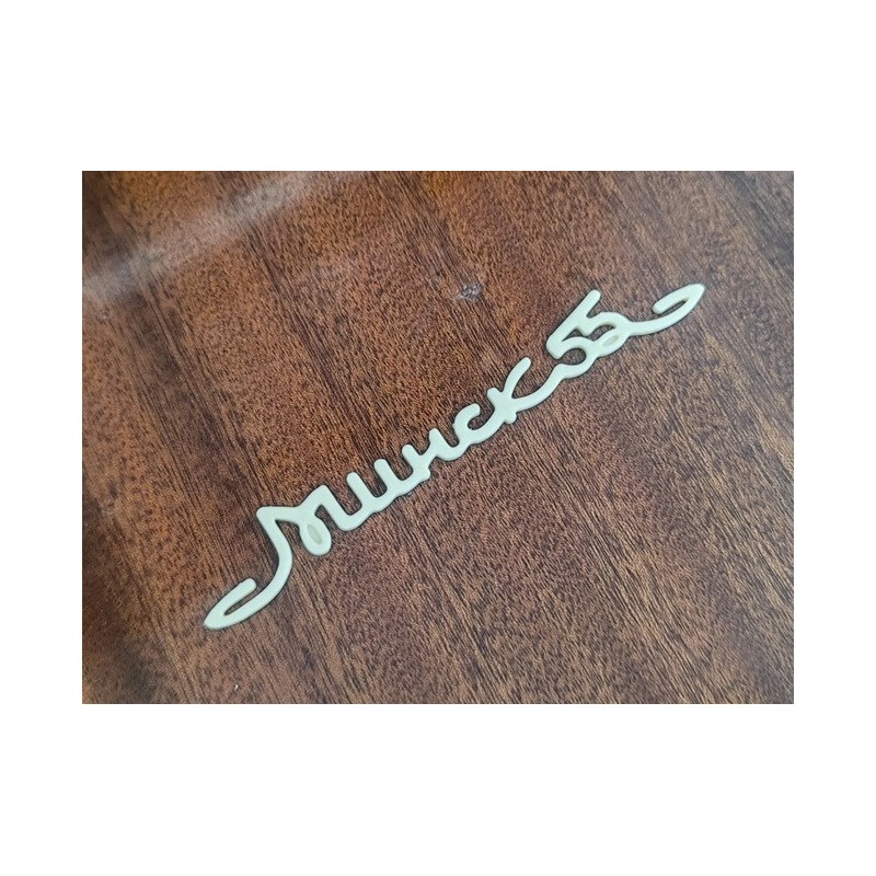 Napis na radio Mińsk 55