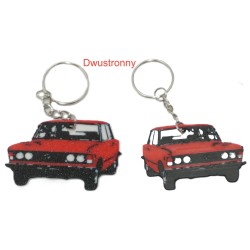Brelok Fiat 125p czerwony