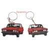 Brelok Fiat 125p czerwony